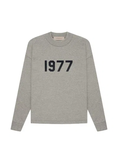 Pre-owned Fear Of God Men's  Essentials Long Sleeve T-shirt In Dark Oatmeal