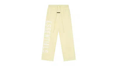 Pre-owned Fear Of God Men's  Essentials Lounge Fleece Sweatpant In Garden Yellow