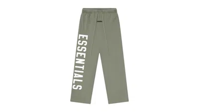 Pre-owned Fear Of God Men's  Essentials Lounge Fleece Sweatpant In Moss In Green