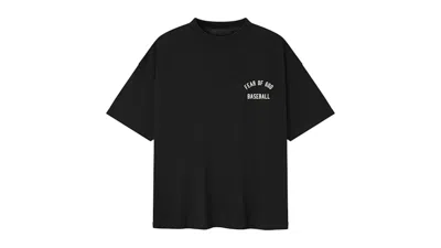 Pre-owned Fear Of God Men's  Essentials Mlb 90's Tee Shirt In Vintage Black