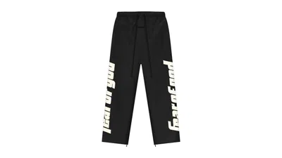 Pre-owned Fear Of God Men's  Essentials Mlb Nylon Trackpants In Black