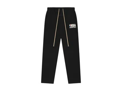 Pre-owned Fear Of God Men's  Essentials Nba Relaxed Sweatpant In Black