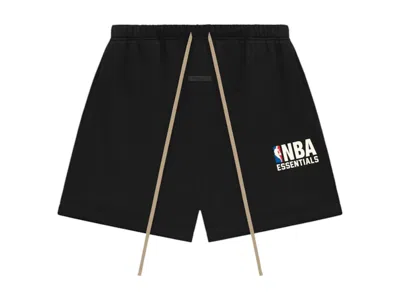 Pre-owned Fear Of God Men's  Essentials Nba Sweatshorts In Black