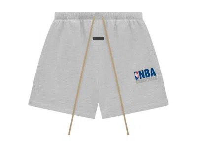 Pre-owned Fear Of God Men's  Essentials Nba Sweatshorts In Light Heather