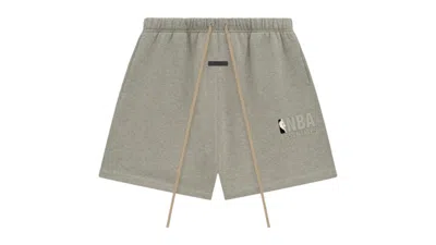 Pre-owned Fear Of God Men's  Essentials Nba Sweatshorts In Warm Heather In Brown