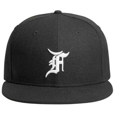 Pre-owned Fear Of God Men's  Essentials New Era Fitted Cap In Black