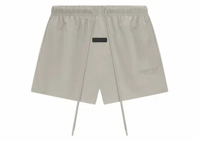 Pre-owned Fear Of God Men's  Essentials Nylon Running Short In Seal