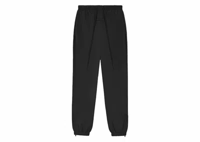 Pre-owned Fear Of God Men's  Essentials Nylon Trackpant In Jet Black