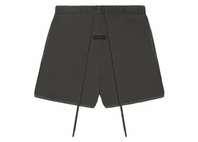 Pre-owned Fear Of God Men's  Essentials Polar Fleece Short In Ink