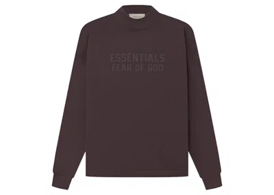 Pre-owned Fear Of God Men's  Essentials Relaxed Crewneck Sweatshirt In Plum