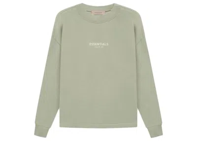 Pre-owned Fear Of God Men's  Essentials Relaxed Crewneck Sweatshirt In Seafoam