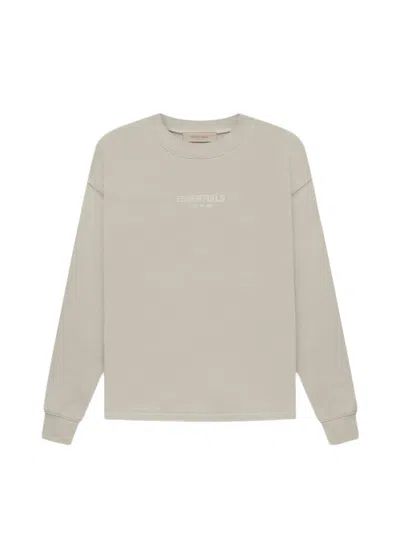 Pre-owned Fear Of God Men's  Essentials Relaxed Crewneck Sweatshirt In Smoke