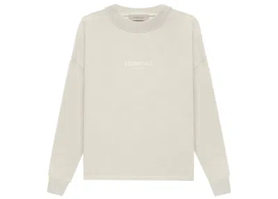 Pre-owned Fear Of God Men's  Essentials Relaxed Crewneck Sweatshirt In Wheat
