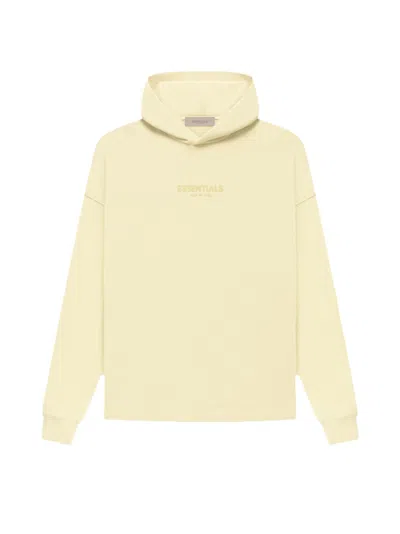 Pre-owned Fear Of God Men's  Essentials Relaxed Hoodie In Canary In Yellow