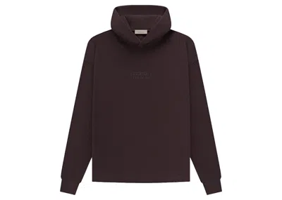 Pre-owned Fear Of God Men's  Essentials Relaxed Hoodie In Plum
