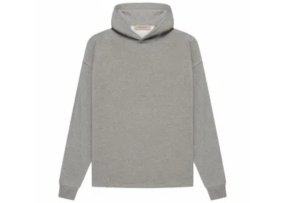 Pre-owned Fear Of God Men's  Essentials Relaxed Hoodie (ss22) In Dark Oatmeal