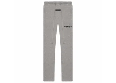 Pre-owned Fear Of God Men's  Essentials Relaxed Sweatpants (ss22) In Dark Oatmeal In Brown