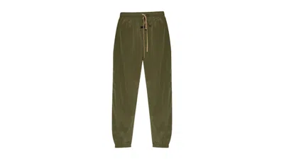 Pre-owned Fear Of God Men's  Essentials Ripstop Drawstring Sweatpant In Military