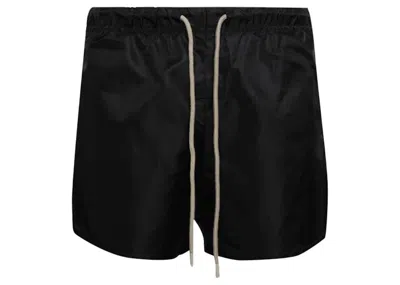 Pre-owned Fear Of God Men's  Essentials Running Short In Jet Black