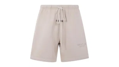 Pre-owned Fear Of God Men's  Essentials Soccer Fleece Shorts In Timber In Brown