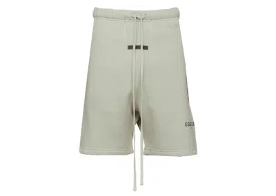Pre-owned Fear Of God Men's  Essentials Ssense Exclusive Fleece Sweatshorts In Concrete In Gray