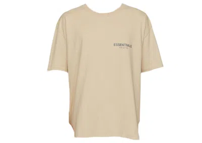 Pre-owned Fear Of God Men's  Essentials Ssense Exclusive Jersey T-shirt In Linen