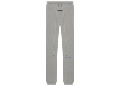 Pre-owned Fear Of God Men's  Essentials Sweatpant In Dark Heather Oatmeal In Brown