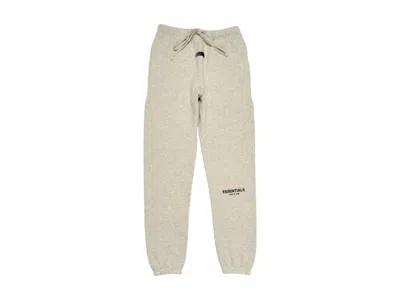 Pre-owned Fear Of God Men's  Essentials Sweatpants (fw22) In Light Oatmeal In Brown