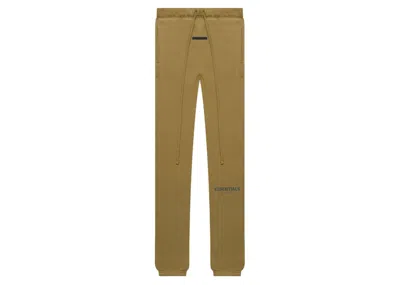 Pre-owned Fear Of God Men's  Essentials Sweatpants In Amber