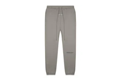 Pre-owned Fear Of God Men's  Essentials Sweatpants In Cement In Gray
