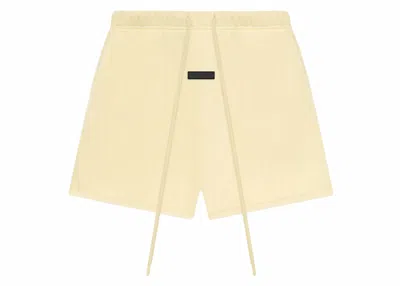 Pre-owned Fear Of God Men's  Essentials Sweatshort In Garden Yellow