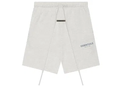 Pre-owned Fear Of God Men's  Essentials Sweatshort In Light Heather Oatmeal