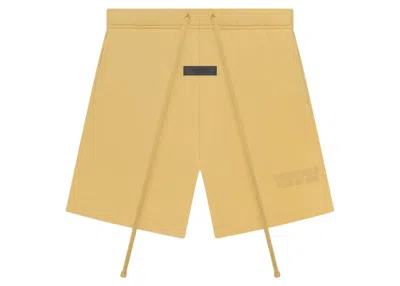 Pre-owned Fear Of God Men's  Essentials Sweatshort In Light Tuscan