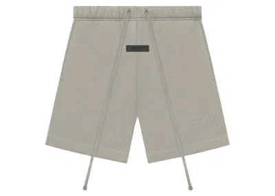 Pre-owned Fear Of God Men's  Essentials Sweatshort In Seal In Gray