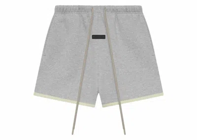 Pre-owned Fear Of God Men's  Essentials Sweatshort (ss24) In Light Heather Grey In Gray