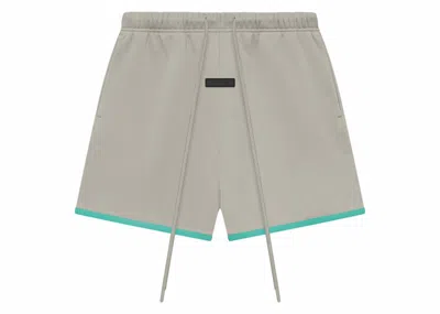 Pre-owned Fear Of God Men's  Essentials Sweatshort (ss24) In Seal In Gray