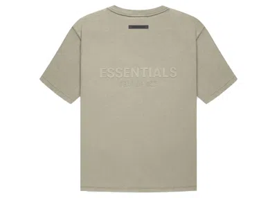 Pre-owned Fear Of God Men's  Essentials T-shirt In Pistachio