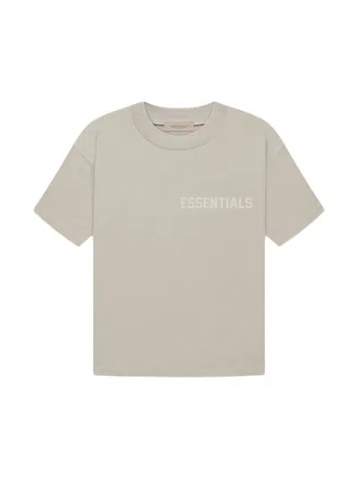 Pre-owned Fear Of God Men's  Essentials T-shirt In Smoke