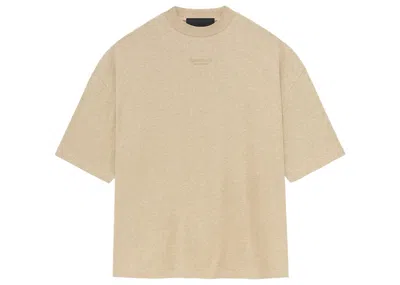 Pre-owned Fear Of God Men's  Essentials Tee Shirt In Gold Heather