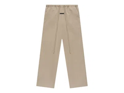 Pre-owned Fear Of God Men's  Essentials Textured Nylon Utility Pant In Desert Sand