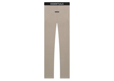 Pre-owned Fear Of God Men's  Essentials Thermal Pant In Tan In Brown