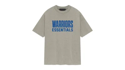 Pre-owned Fear Of God Men's  Essentials Warriors Tee Shirt In Warm Heather In Brown