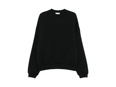 Pre-owned Fear Of God Men's  Eternal Crewneck Sweatshirt In Black Base
