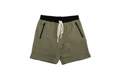Pre-owned Fear Of God Men's  Fog Essentials Drawstring Sweat Shorts In Silver Sage