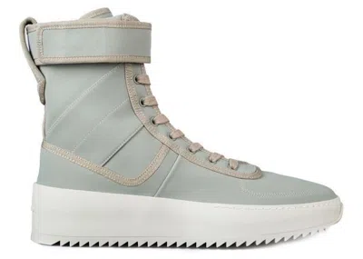 Pre-owned Fear Of God Men's  Military Sneaker Nylon Sneakers In Mint Green/bone