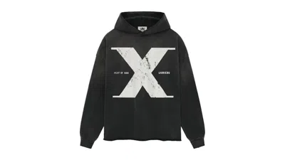 Pre-owned Fear Of God Men's  Out Of Many One Hoodie In Off Black