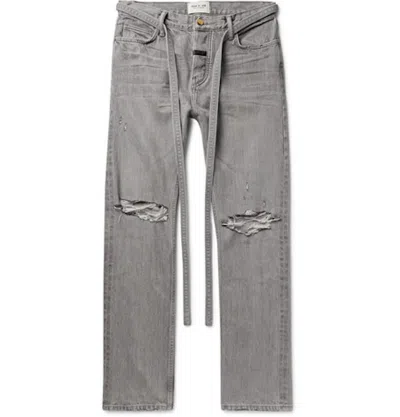 Pre-owned Fear Of God Men's  Relaxed Fit Denim Jeans In God Grey