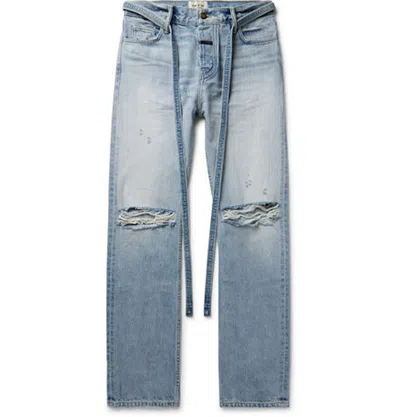Pre-owned Fear Of God Men's  Relaxed Fit Denim Jeans In Indigo