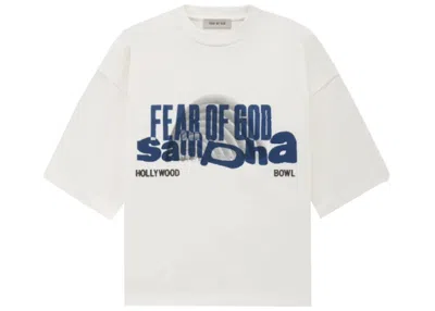 Pre-owned Fear Of God Men's  Sampha Tee Shirt In White