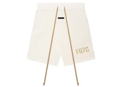 Pre-owned Fear Of God Men's  Seventh Collection Fg7c Sweatshort In Cream Heather